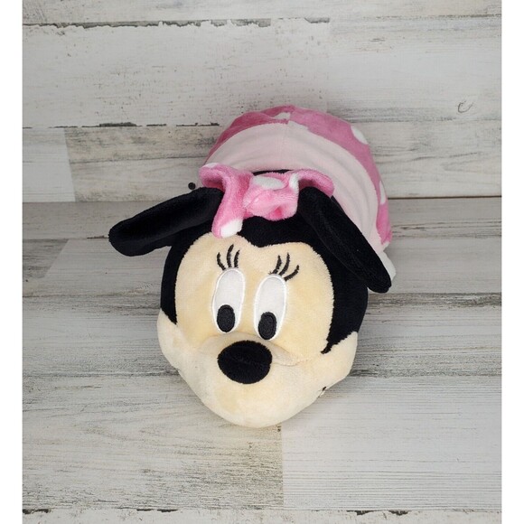 Disney FlipaZoo Mickey Mouse Minnie Mouse Reversible 2 in 1 Plush Toy 12" CLEAN - Picture 6 of 12